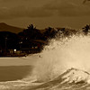 Big waves Makaha beach
